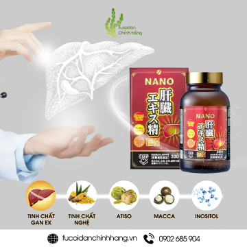 Gan Nichiei Bussan Nano Liver Extract Sperm 330 viên